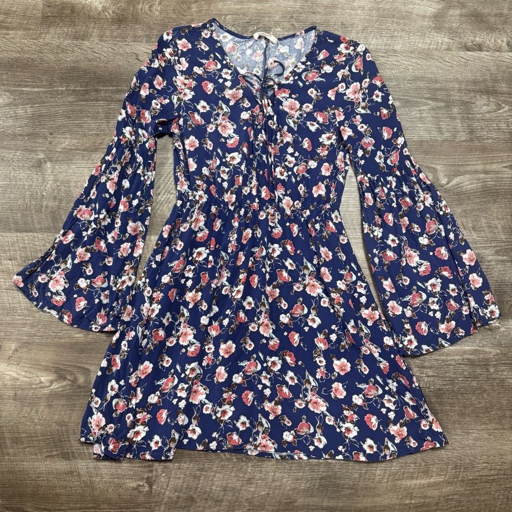 Freebird Long Sleeve Floral Dress Size Small